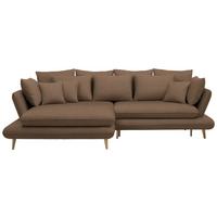 Kutna Garnitura Monte - cappuccino/prirodne boje, Romantično / ladanjski, tekstil/drvo (181/283cm) - Premium Living