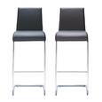 Barski Stol Ida - črna/srebrna, Moderno, kovina/umetna masa (46/40/105cm) - Mömax modern living Barski Stol Ida - črna/srebrna, Moderno, kovina/umetna masa (46/40/105cm) - Mömax modern living