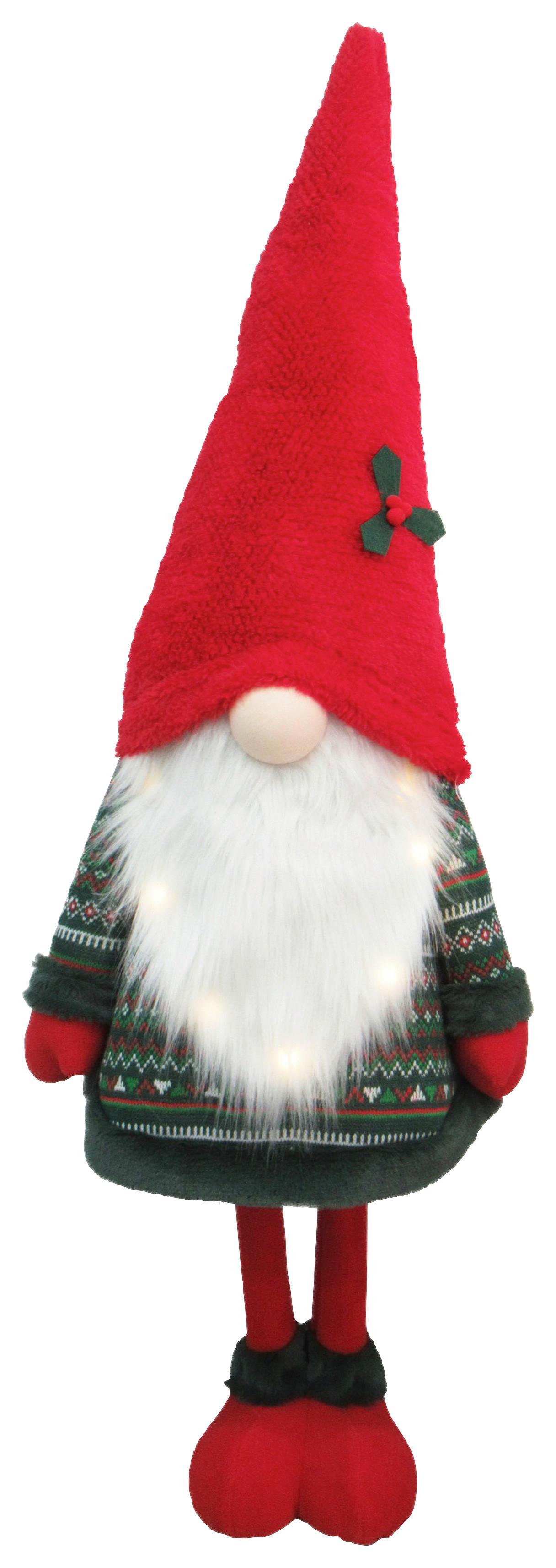 Led-es Manó Willy - piros/zöld, Konventionell, műanyag/kő (40/125/30cm) - Mömax