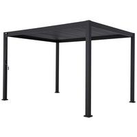 Pergola Mirador Anthrazit ca. 400x250x300 cm - Anthrazit, MODERN, Metall (400/250/300cm) - Gardenson