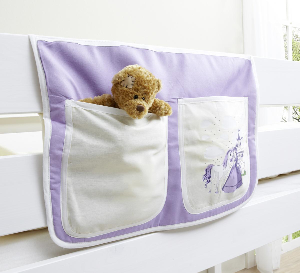 Betttasche "Stofftasche", flieder - Flieder, KONVENTIONELL, Textil (56/32/2cm) - MID.YOU