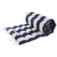 Strandmatte Blockstreif Blau/Weiß 60x180cm - Blau/Weiß, Textil (60/180cm) - MÖMAX modern living