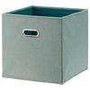 Zložljiva Škatla Bobby, Zelena, Ca. 34 L - zelena, Moderno, karton/tekstil (33/32/33cm) - Premium Living