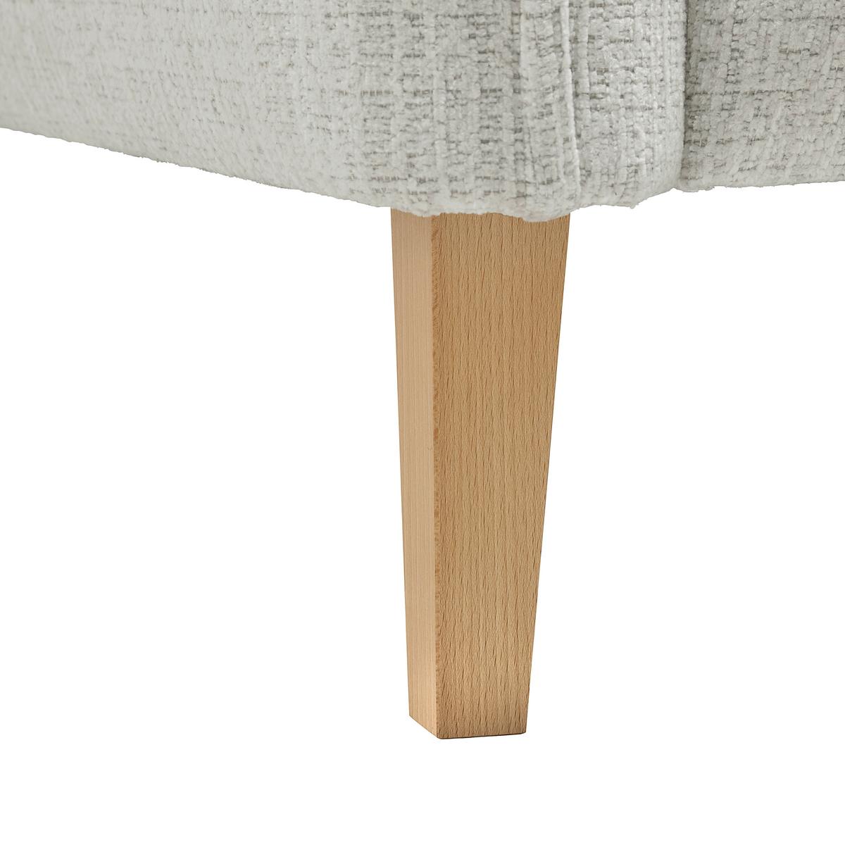 Dvosjed Custom - boje hrasta/krem, Moderno, tekstil/drvo (150/85/92cm) - Mömax