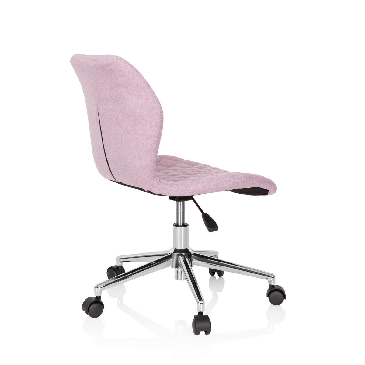 Jugenddrehstuhl Joy II ca. 47x73-83x43 cm Rosa - Rosa, Basics, Kunststoff/Textil (47/73-83/43cm) - MID.YOU