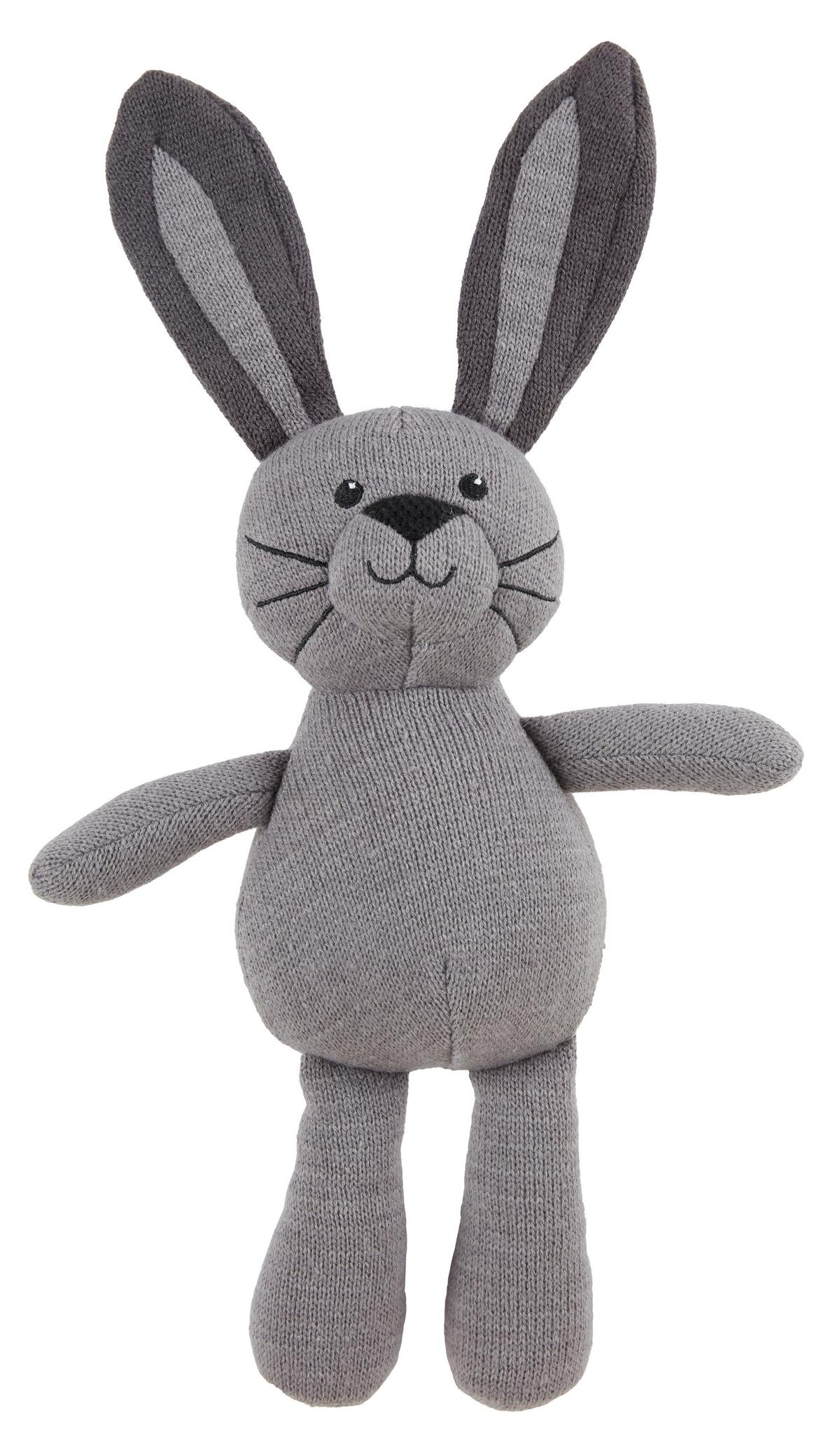 Plüschtier Sally in Grau - Grau, Konventionell, Textil (44cm) - Modern Living