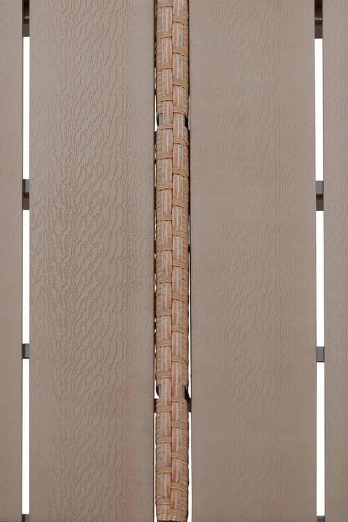 Vrtna Garnitura Porto Rio, Svetlo Rjava, Siva, 7-Delno - svetlo rjava/siva, Moderno, kovina/umetna masa (60/150/88/75cm) - Modern Living