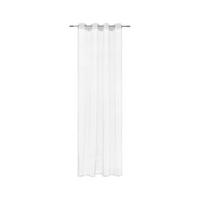 Ösenvorhang Astrid in Weiß ca. 140x245cm - Weiß, MODERN (140/245cm) - Modern Living