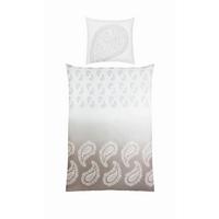 Bettwäsche Paisley ca. 135x200cm - Taupe/Weiß, LIFESTYLE, Textil (135/200cm) - Premium Living