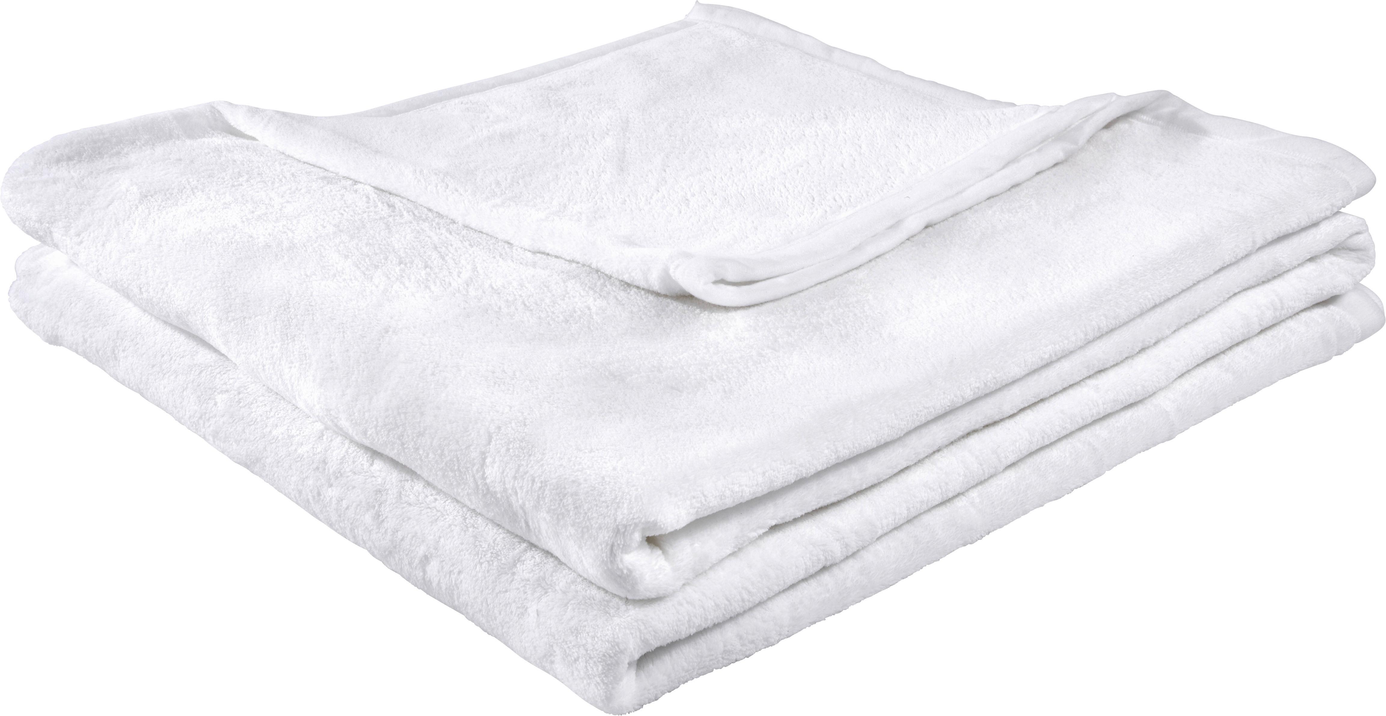 Kuscheldecke Michael XXL Weiss - Weiss, Textil (220/240cm) - Modern Living
