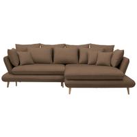 Kutna Garnitura Monte - cappuccino/prirodne boje, Romantično / ladanjski, tekstil/drvo (283/181cm) - Premium Living