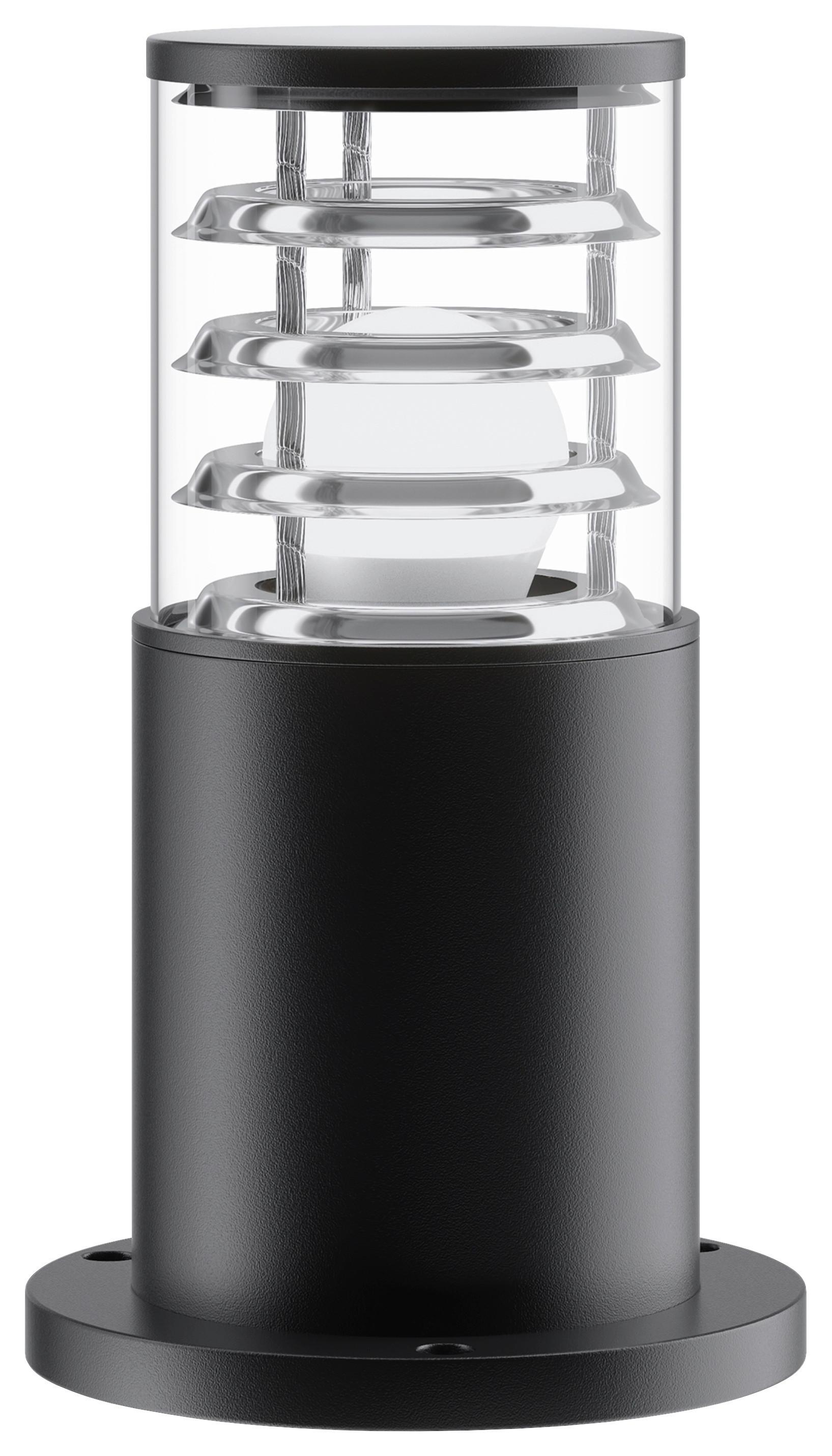 Wegleuchte Bronx Schwarz max. 60 Watt - Schwarz, Basics, Kunststoff/Metall (10,8/25/10,8cm) - MAYTONI