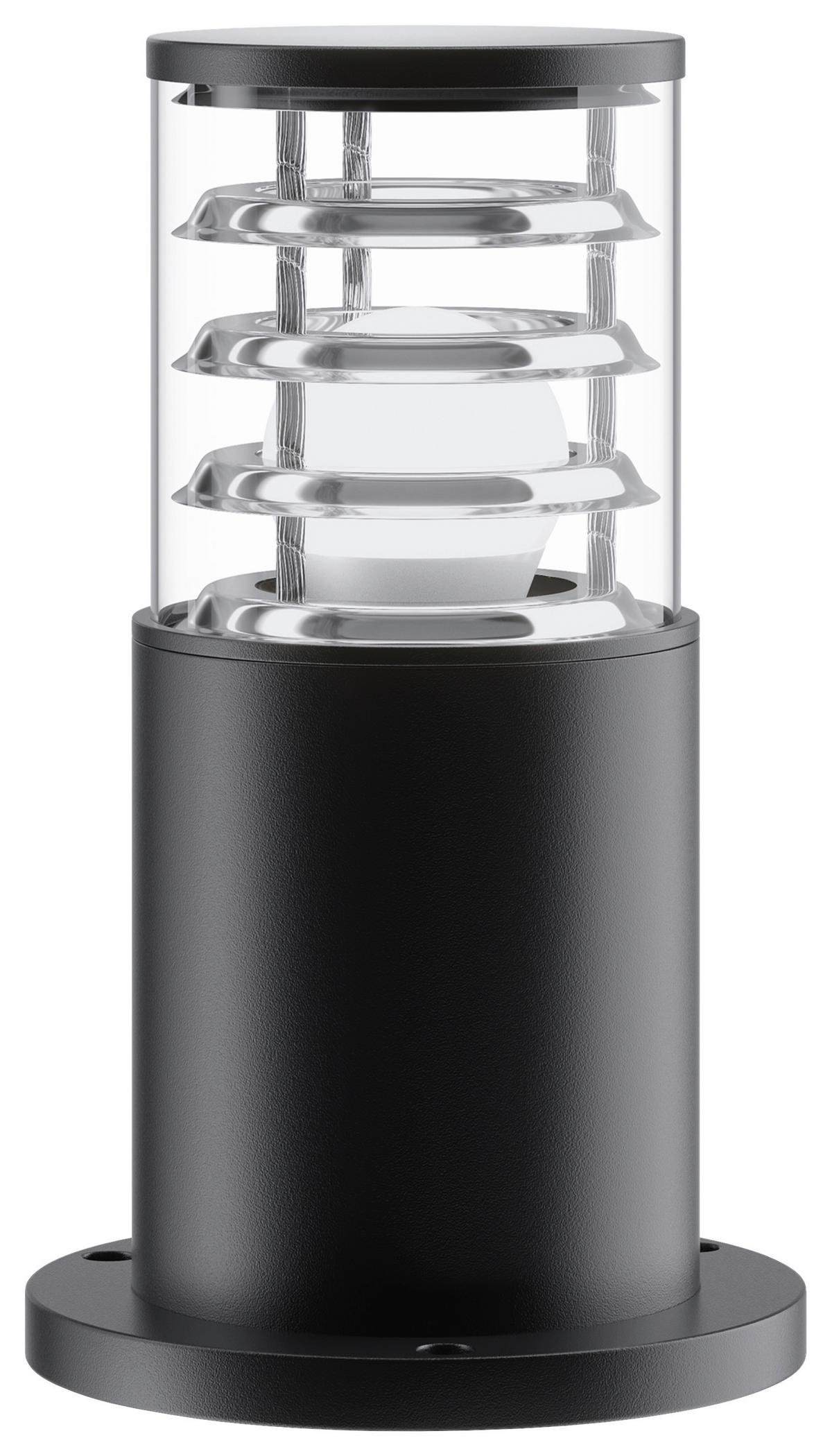 Wegleuchte Bronx Schwarz max. 60 Watt - Schwarz, Basics, Kunststoff/Metall (10,8/25/10,8cm) - MAYTONI