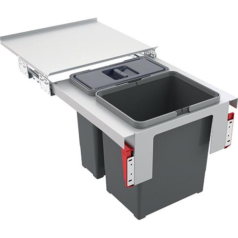 Einbauabfallsammler 11048 ca. 30l - Kunststoff (41,2/36/39,9cm) - Franke