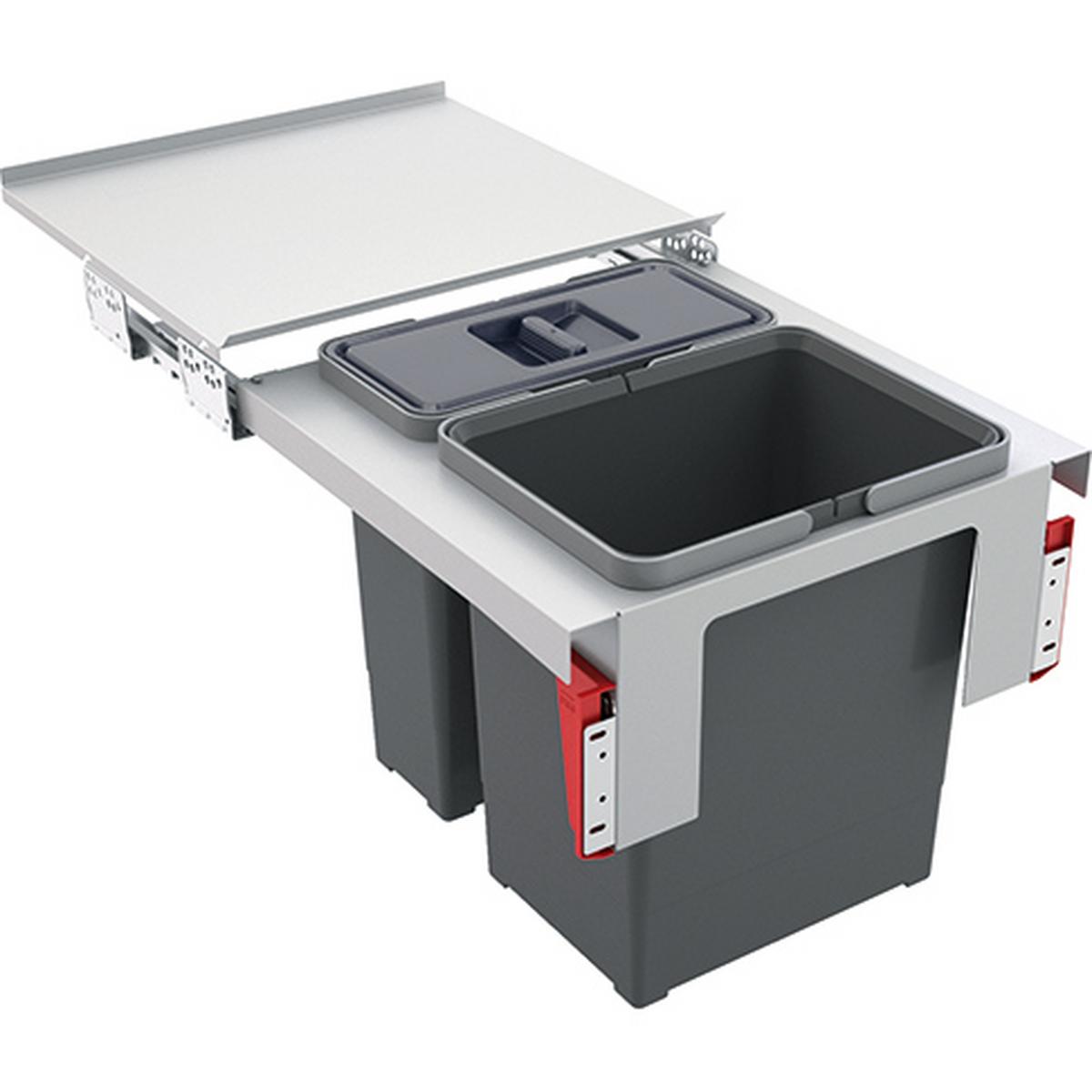 Einbauabfallsammler 11048 ca. 30l - Kunststoff (41,2/36/39,9cm) - Franke