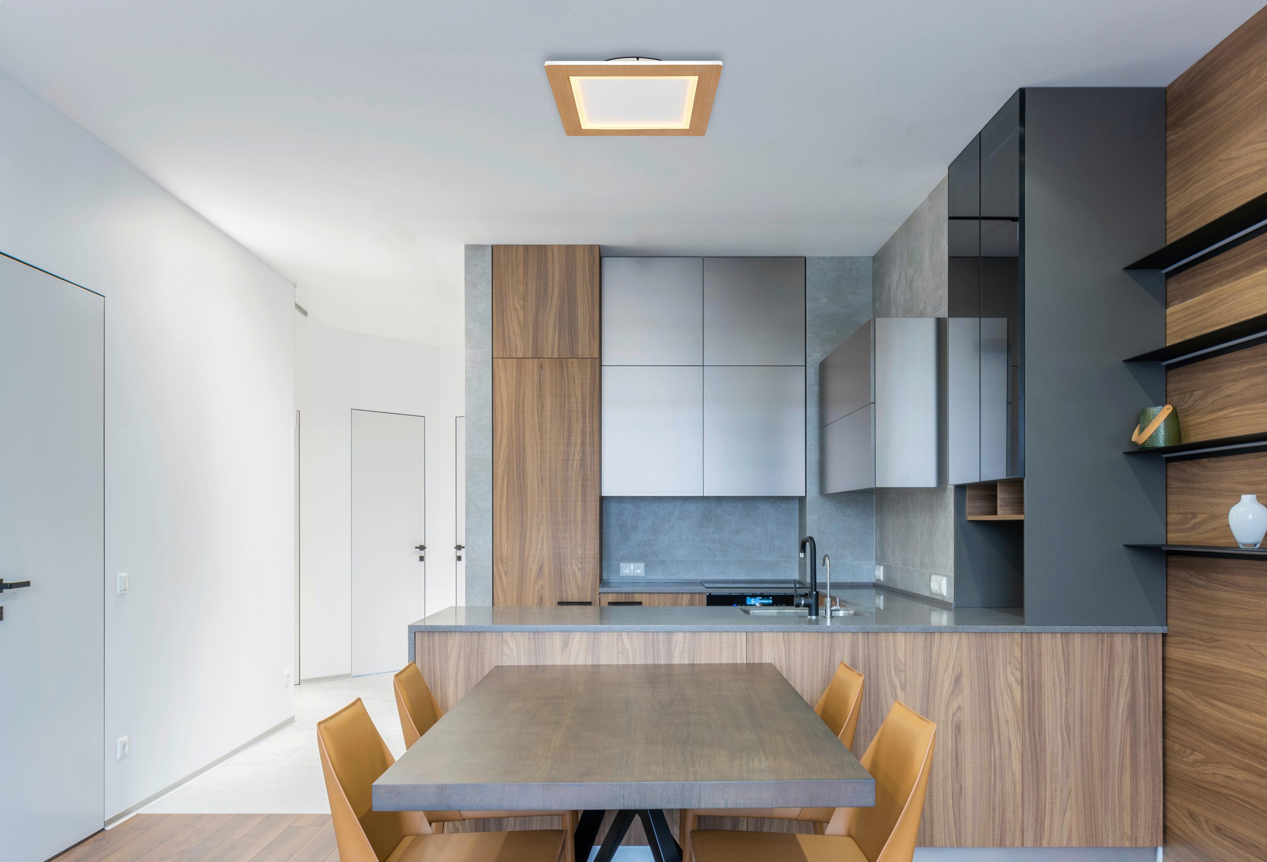 LED-Deckenleuchte Clay Opal/Weiß max. 30 Watt - Opal/Weiß, Basics, Kunststoff/Metall (40/40/5cm) - Globo