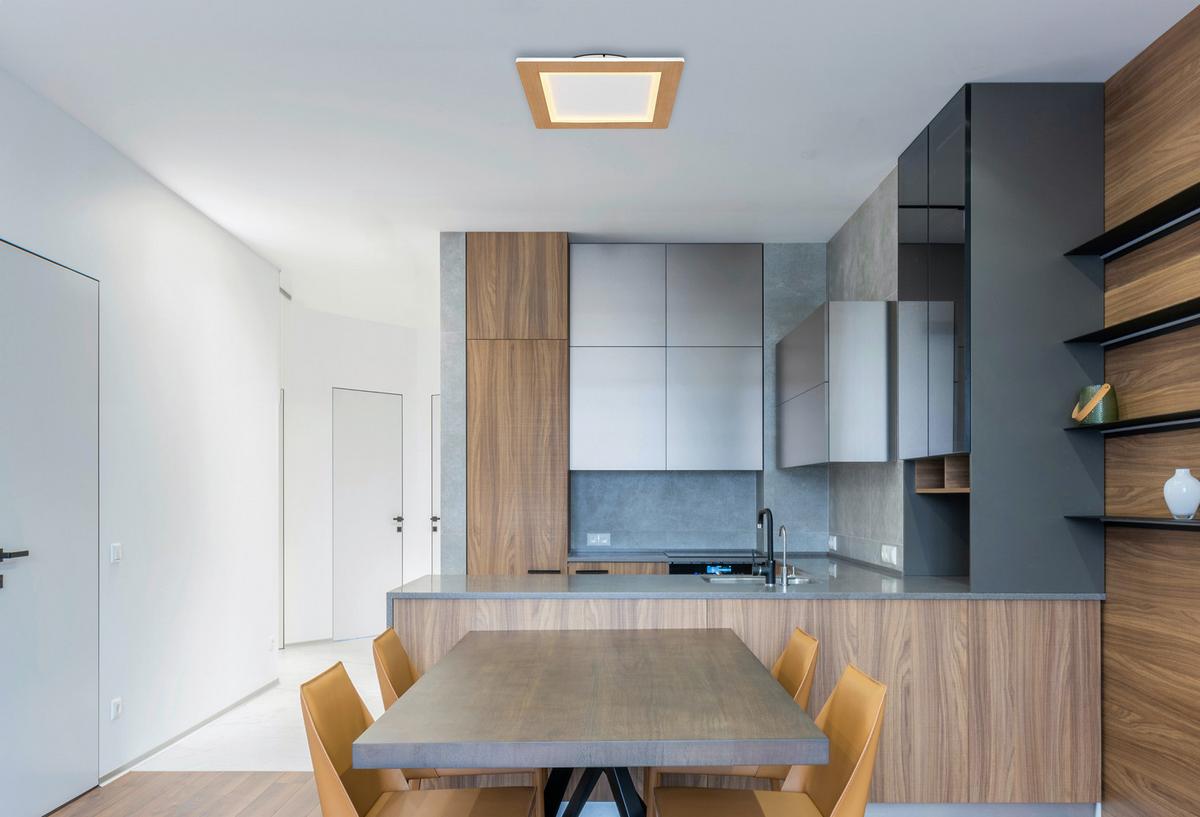 LED-Deckenleuchte Clay Opal/Weiß max. 30 Watt - Opal/Weiß, Basics, Kunststoff/Metall (40/40/5cm) - Globo