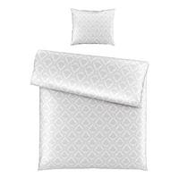 Bettwäsche Maya in Silber ca. 160x210cm - Silberfarben, Romantik / Landhaus, Textil (160/210cm) - Premium Living