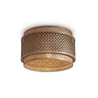 Stropna Svetilka Bhutan, Črna, Bambus - črna/naravne barve, Trend, les (40/25cm) - Good & Mojo