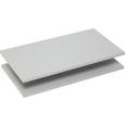 Einlegebodenset in Grau, 2er Pack - Grau, Holz/Metall (57,7/32/1,5cm) - Mömax modern living Einlegebodenset in Grau, 2er Pack - Grau, Holz/Metall (57,7/32/1,5cm) - Mömax modern living