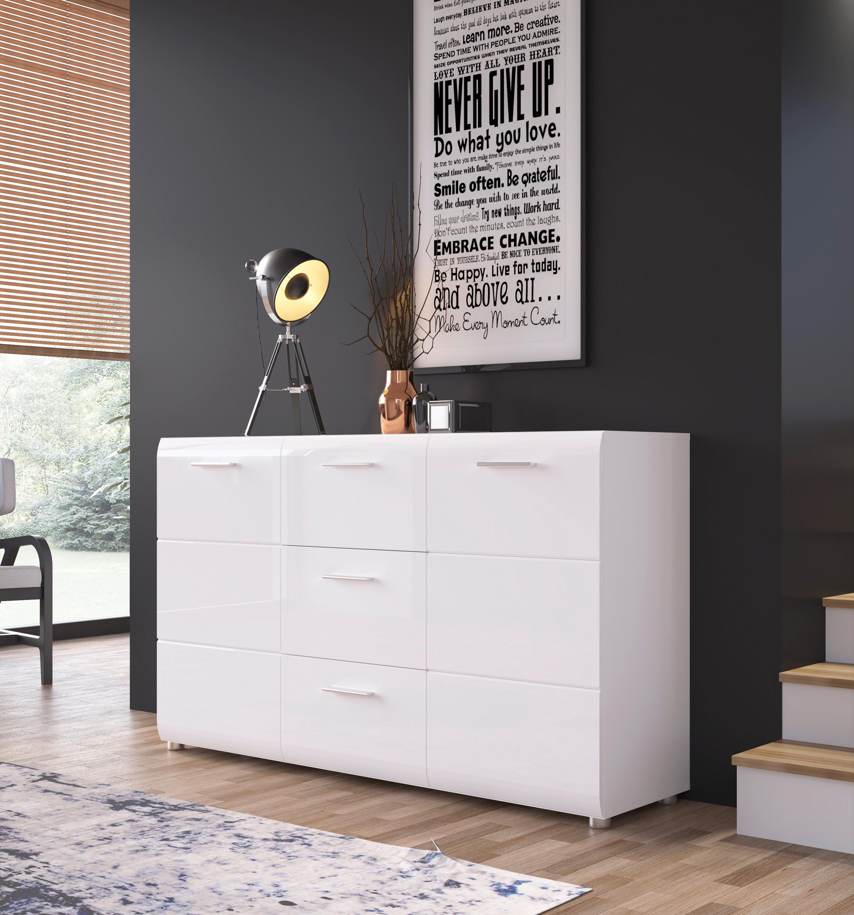 Comodă MERANO - Modern, material pe bază de lemn (143,8/86/39cm) - Modern Living