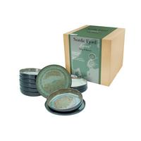 Jedilni Servis Nordic Fjord Green, 12-Delni - zelena, Trend, keramika - Creatable
