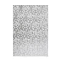 FLACHWEBETEPPICH MONROE 225 GRAU / BLAU - Blau/Grau, Konventionell, Textil (160/230cm) - Kayoom