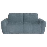 Trosjed Luna - crna/svijetlo plava, Moderno, drvo/metal (219/80/105cm) - Mömax