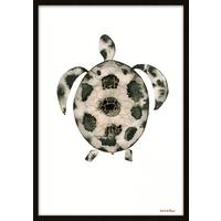 BILD STL-DE-ROUW-007-50X70-FRX-FRZW - Weiss/Schwarz, Basics, Holz/Kunststoff (50/70/10cm)