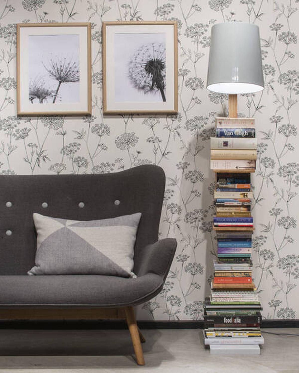 Állólámpa Cambridge/f/w - fehér, Design, fa/fém (30/168/49cm) - It's about Romi
