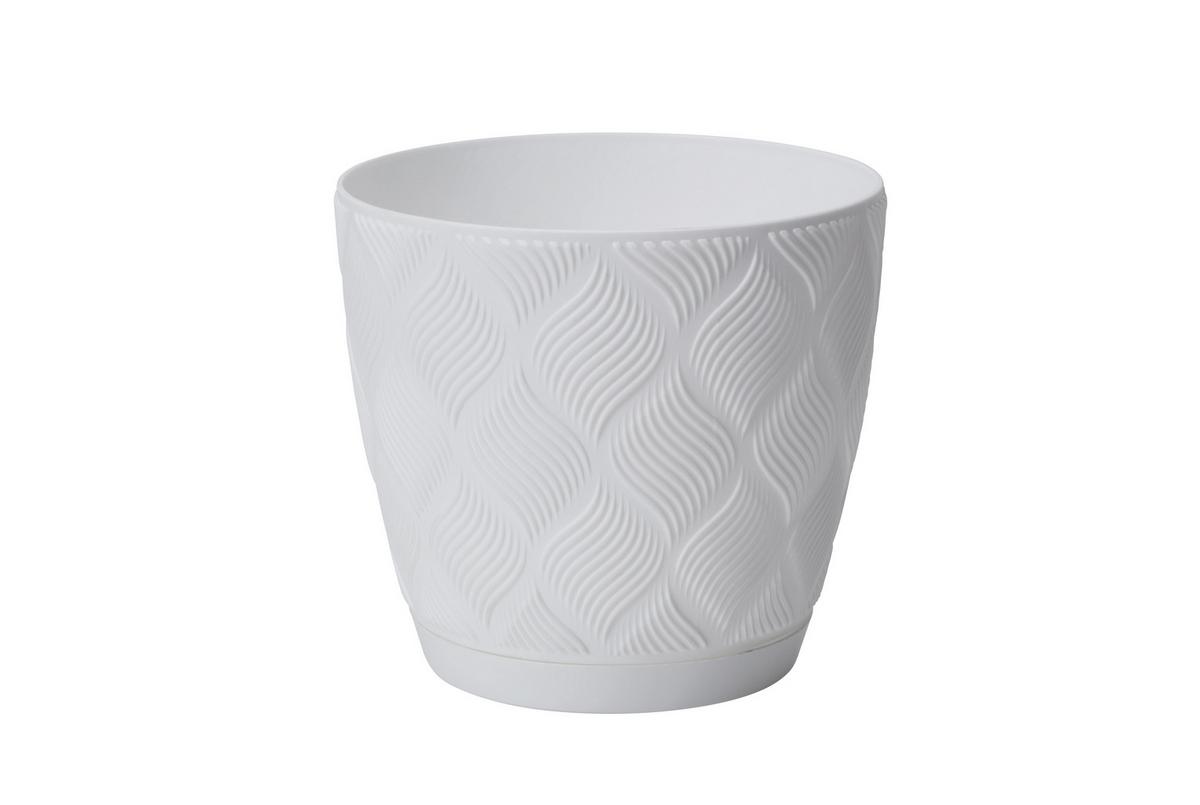 Okrasni Lonček Grow Complete Eco 15 - bela, Konvencionalno, umetna masa (14,8/13,7cm) - Mömax