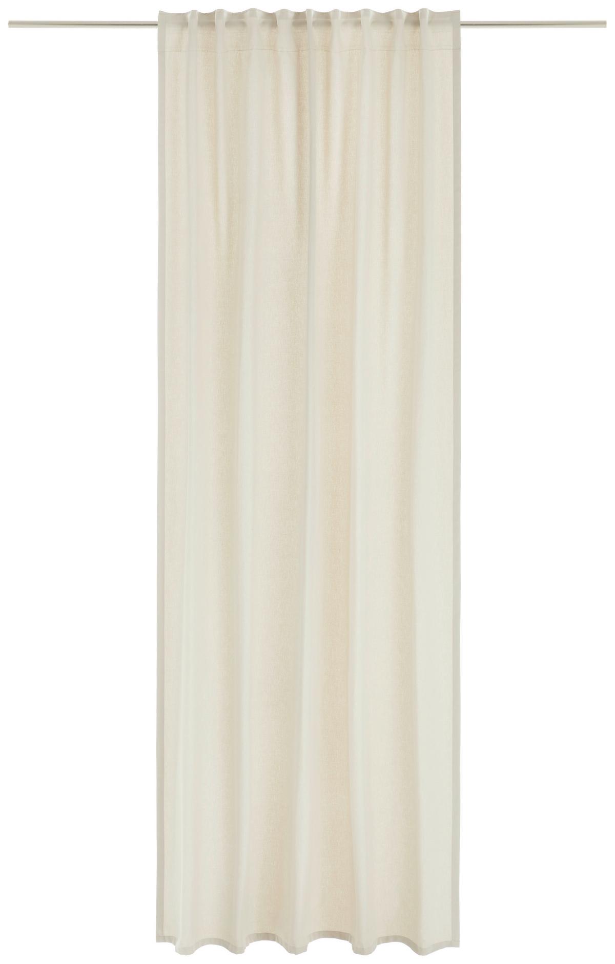 ZASŁONA GOTOWA MERLE - taupe, Basics, tkanina (140/255cm) - Bio:Vio