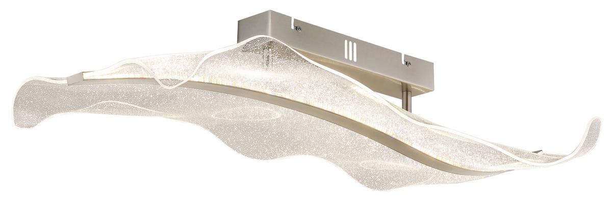 LED-DECKENLEUCHTE 68294D - Klar, Design, Kunststoff/Metall (80/30/18cm) - Globo