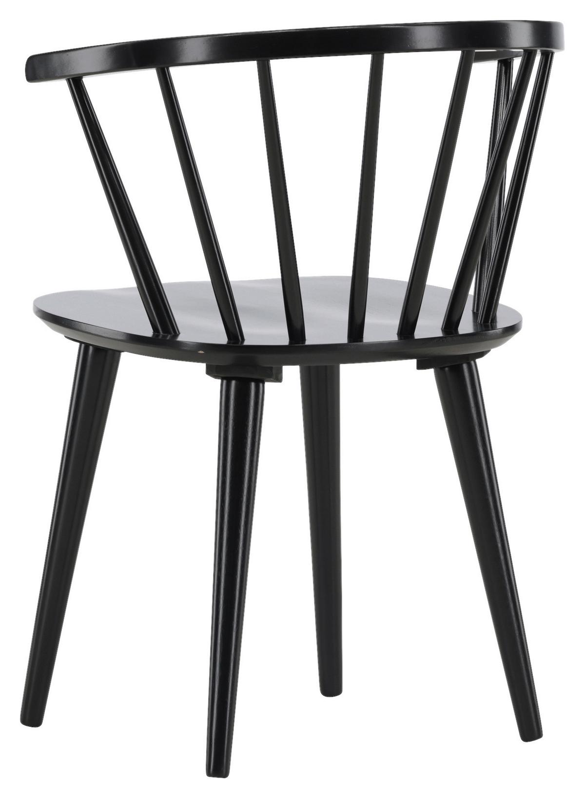 STUHL-SET BOBBY - Schwarz, Design, Holz (55/75/53cm) - Livetastic