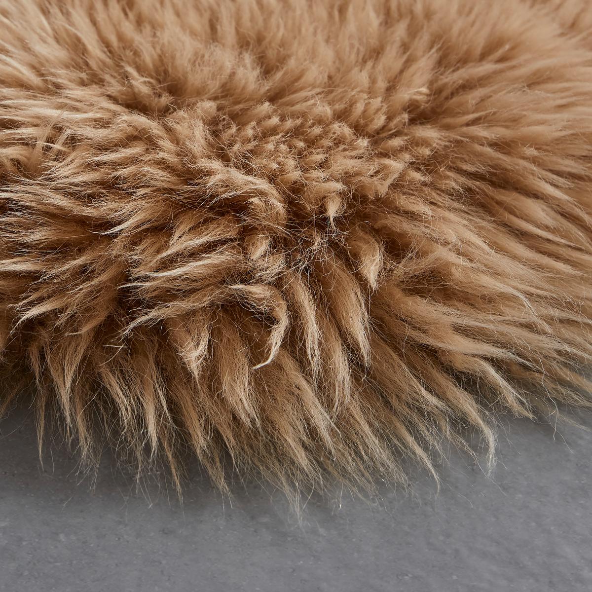 Schaffell Lea in Goldbraun 90x60cm - Goldfarben, Textil (60/90cm) - Modern Living