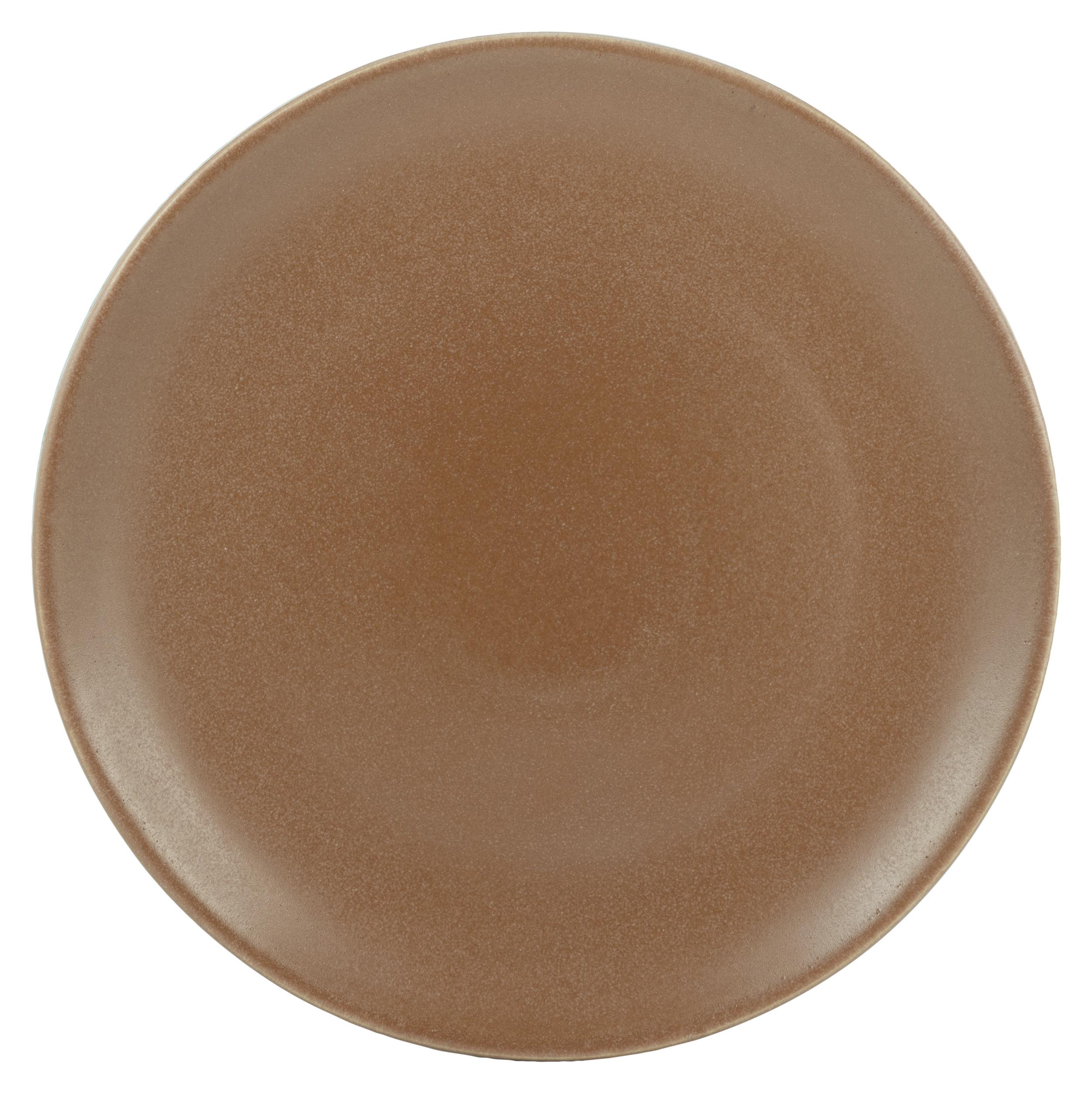 Plitvi Krožnik Sahara - terakota, Trendi, keramika (26,5/26,5/2,5cm) - Zandiara