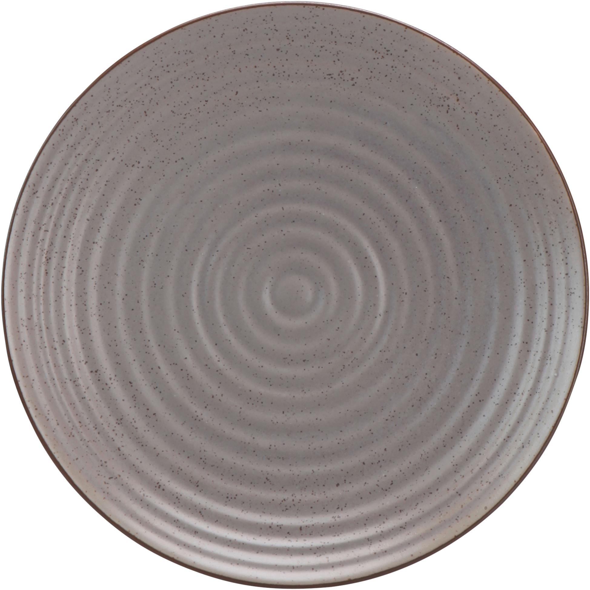 TALERZ DESEROWY FARMHOUSE - taupe, Design, ceramika (22,5cm) - Landscape