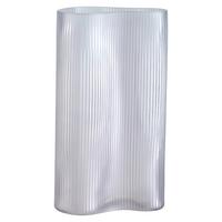 Vase Magnus in Hellgrau Ø ca. 16cm - Grau, Modern, Glas (16/30cm) - Modern Living