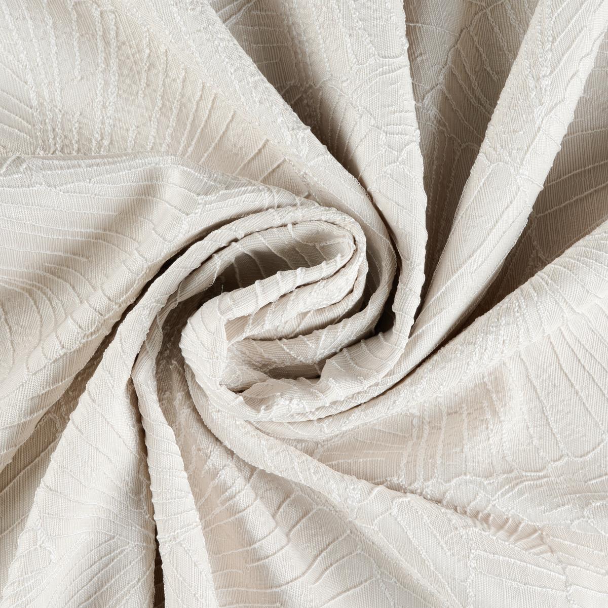 Fertigvorhang Alvis Sandfarben ca. 140x245cm - Sandfarben, Romantik / Landhaus, Kunststoff (140/245cm) - Premium Living