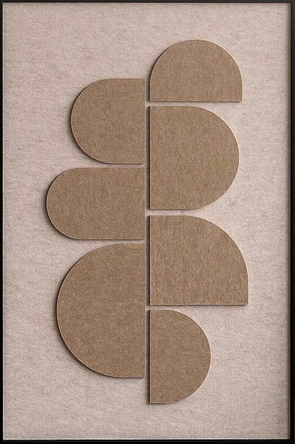 BILD FELTRO-2-C-80X120-AKVELT-BAKZW - Beige/Schwarz, Basics, Holz/Kunststoff (80/120/10cm)