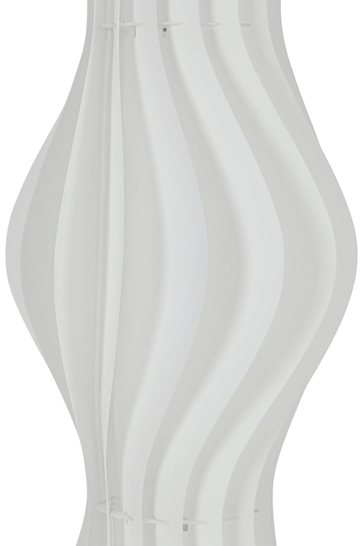 LED-Stehleuchte Alexander Weiß max. 24 Watt - Weiß, MODERN, Kunststoff/Metall (30/30/150cm) - Mömax