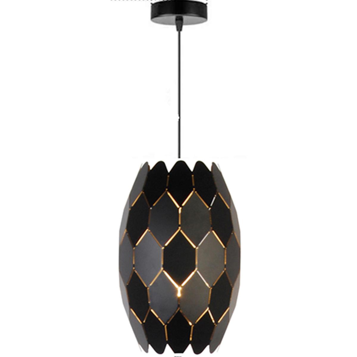 LAMPA WISZĄCA SALOME - czarny, Trend, metal (20/130cm) - Novel