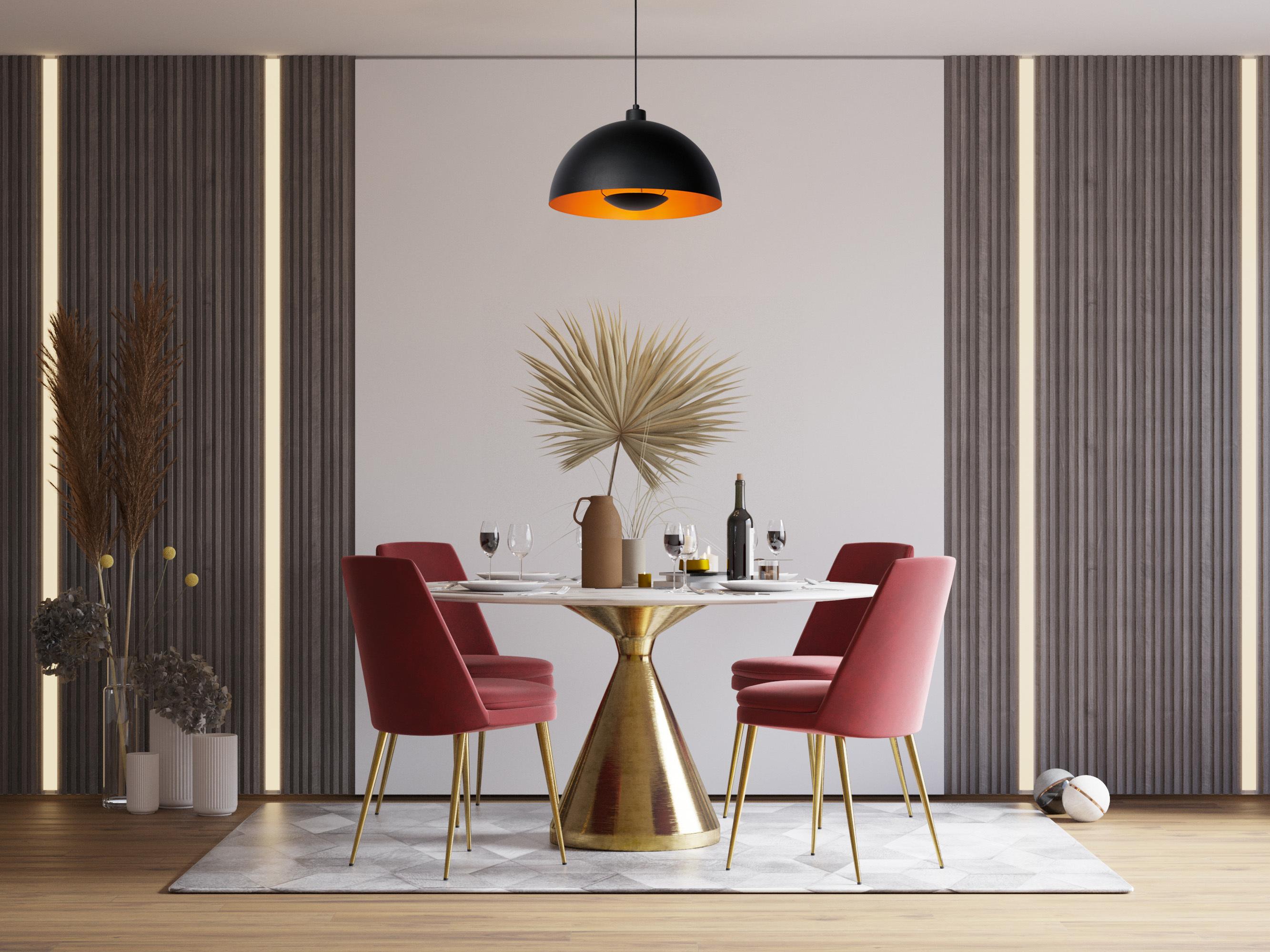 LAMPA WISZĄCA 45496/01/30 SIEMON - czarny, Design, metal (40/150cm) - Lucide