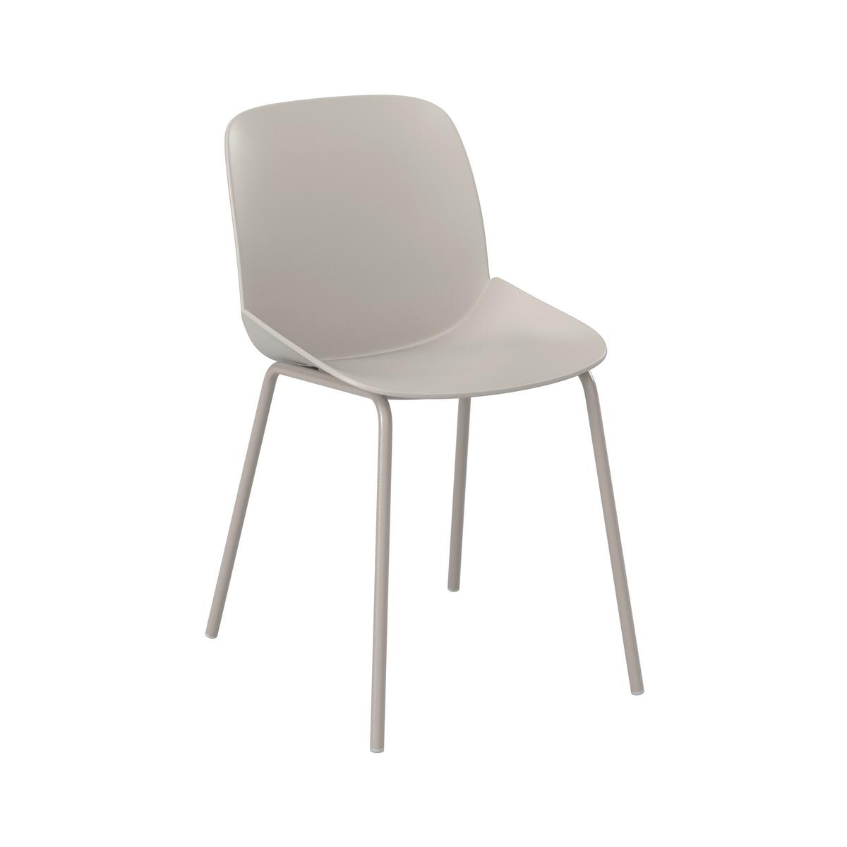 KRZESŁO OGRODOWE JONDAL - jasnoszary, Modern, tworzywo sztuczne/metal (45,5/80,5/57cm) - Ambia Garden