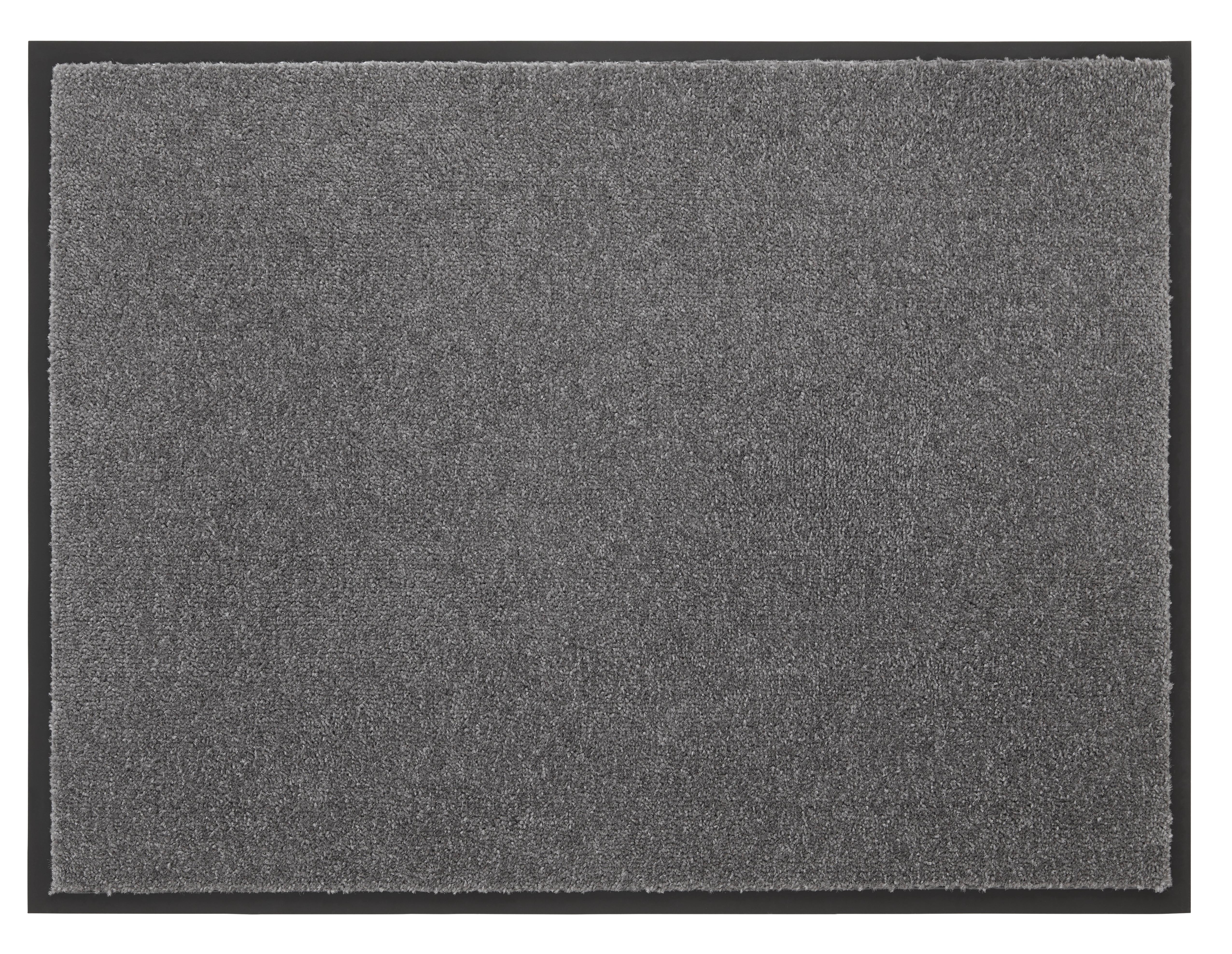 Fußmatte Eton 2 in Anthrazit ca.60x80cm - Anthrazit, KONVENTIONELL, Textil (60/80cm) - Modern Living