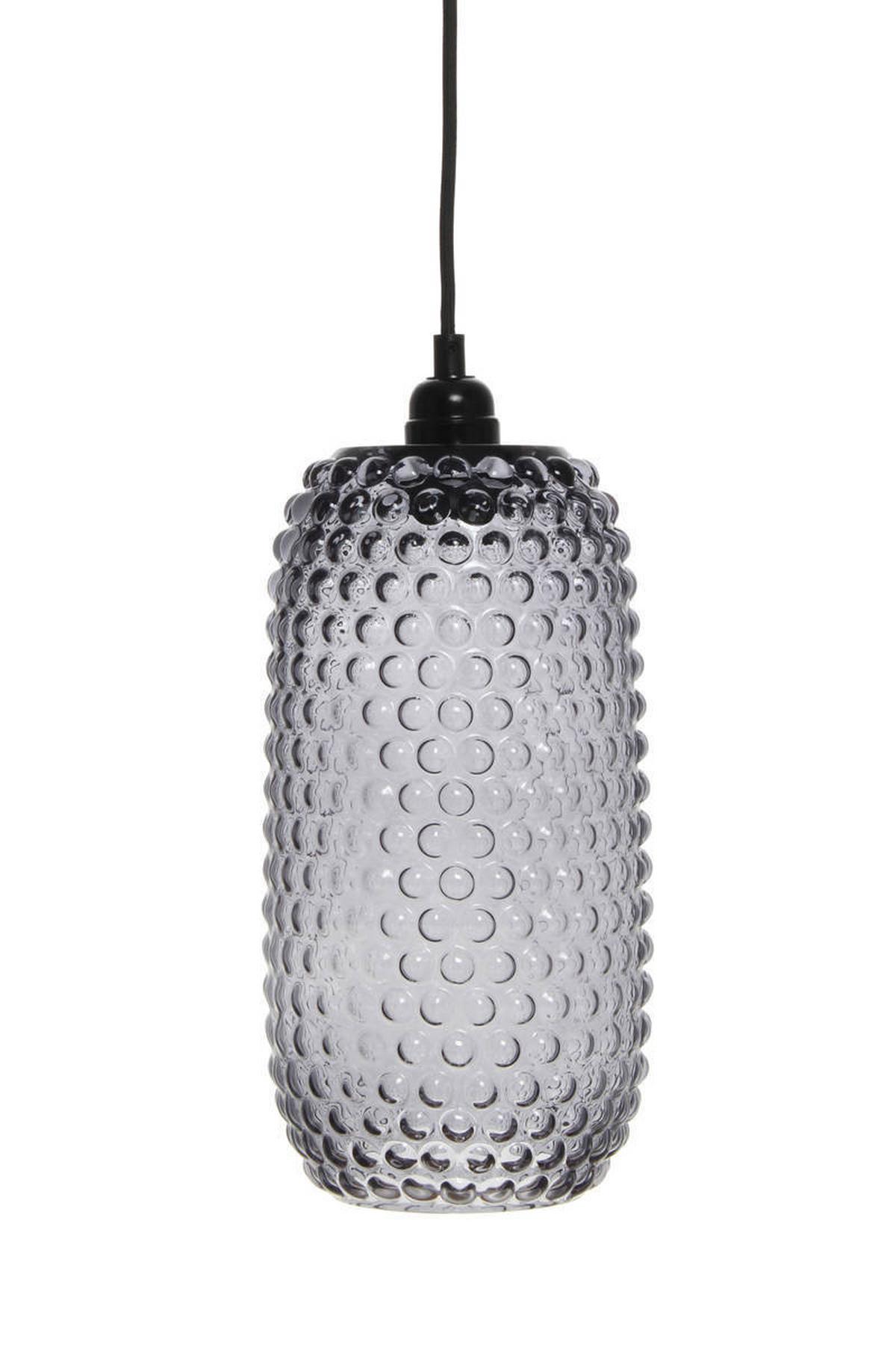 Hängeleuchte Hängelampe Irina 125 - Grau, Trend, Glas (15/34/15cm) - Kayoom