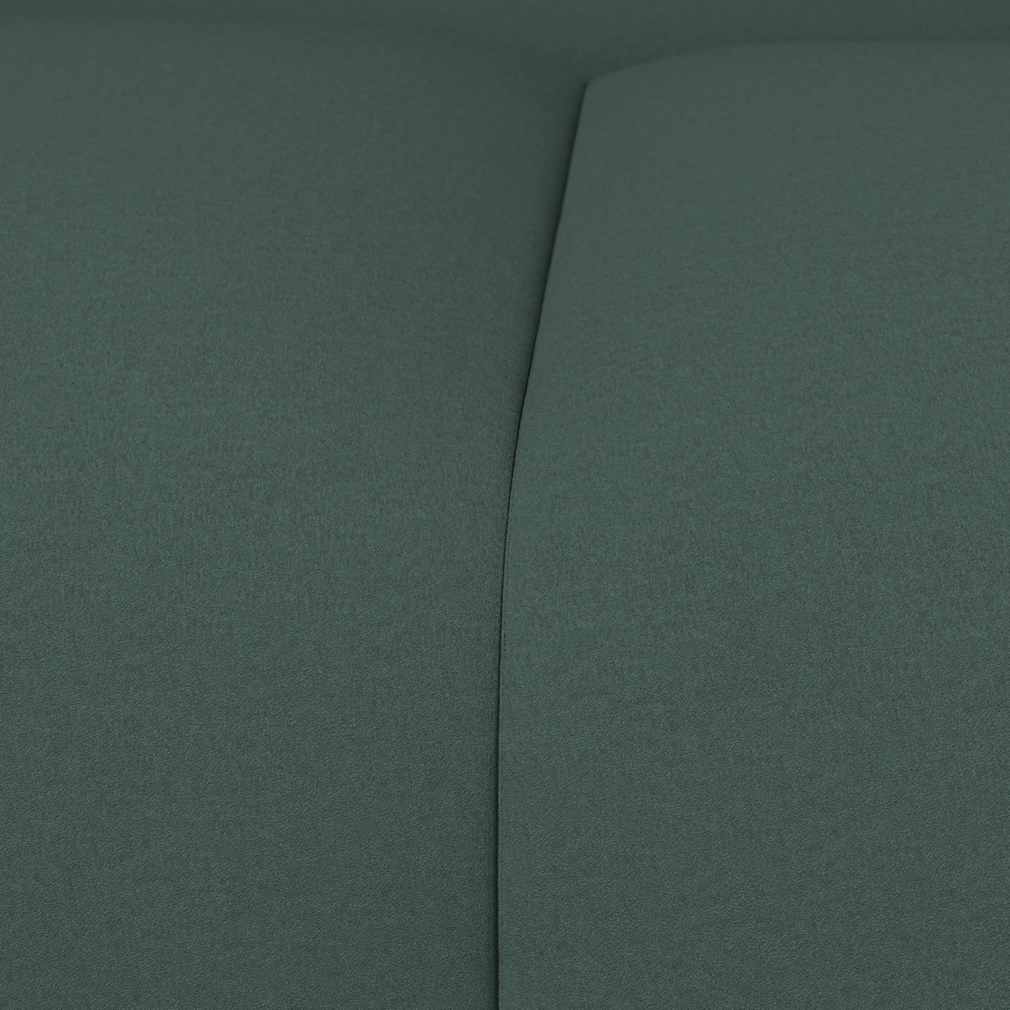 SOFFA HEVI - grön/svart, Modern, trä/textil (197/73/86cm) - Bessagi Home