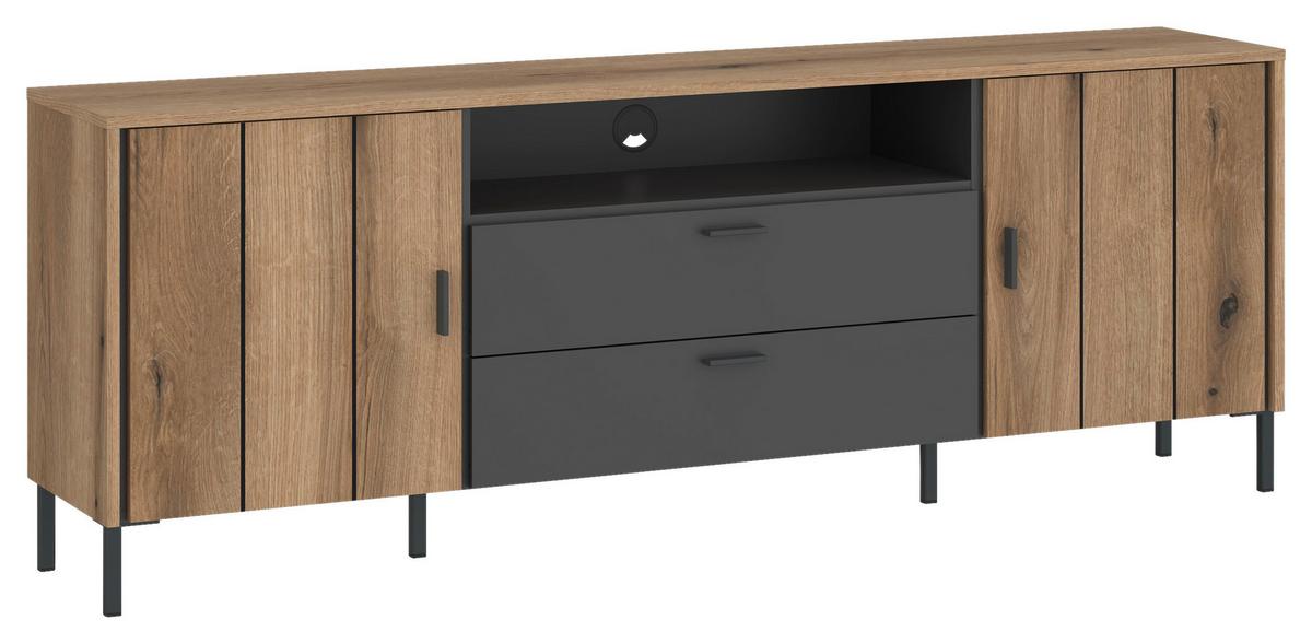 Comodă TV SHIRLEY - Konventionell, material pe bază de lemn (173,2/65/40cm) - Zandiara