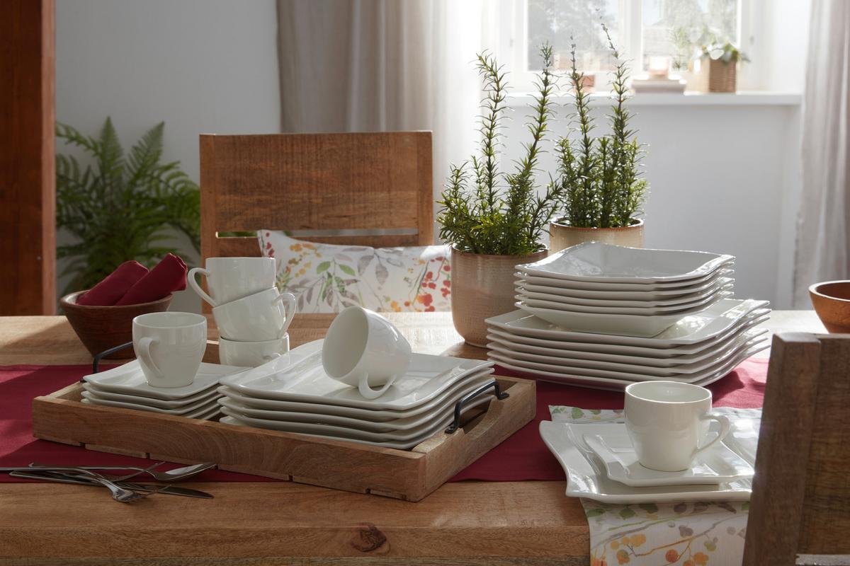 Kunstpflanze Rosmarin II in Grün - Schwarz/Grün, Basics, Kunststoff (38cm) - Modern Living