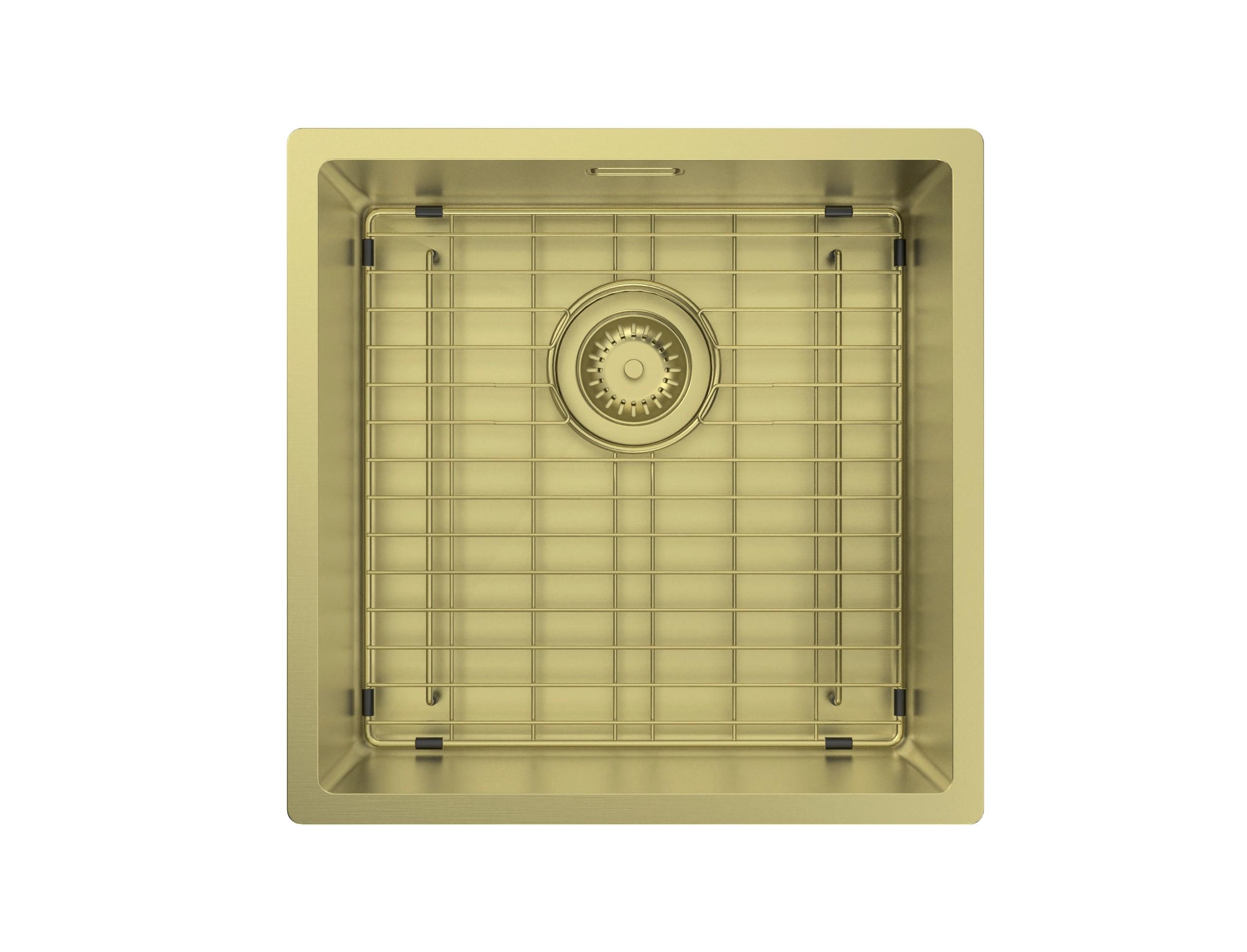 Spüle Aria Goldfarben - Goldfarben, Design, Metall (44/44cm) - Schütte